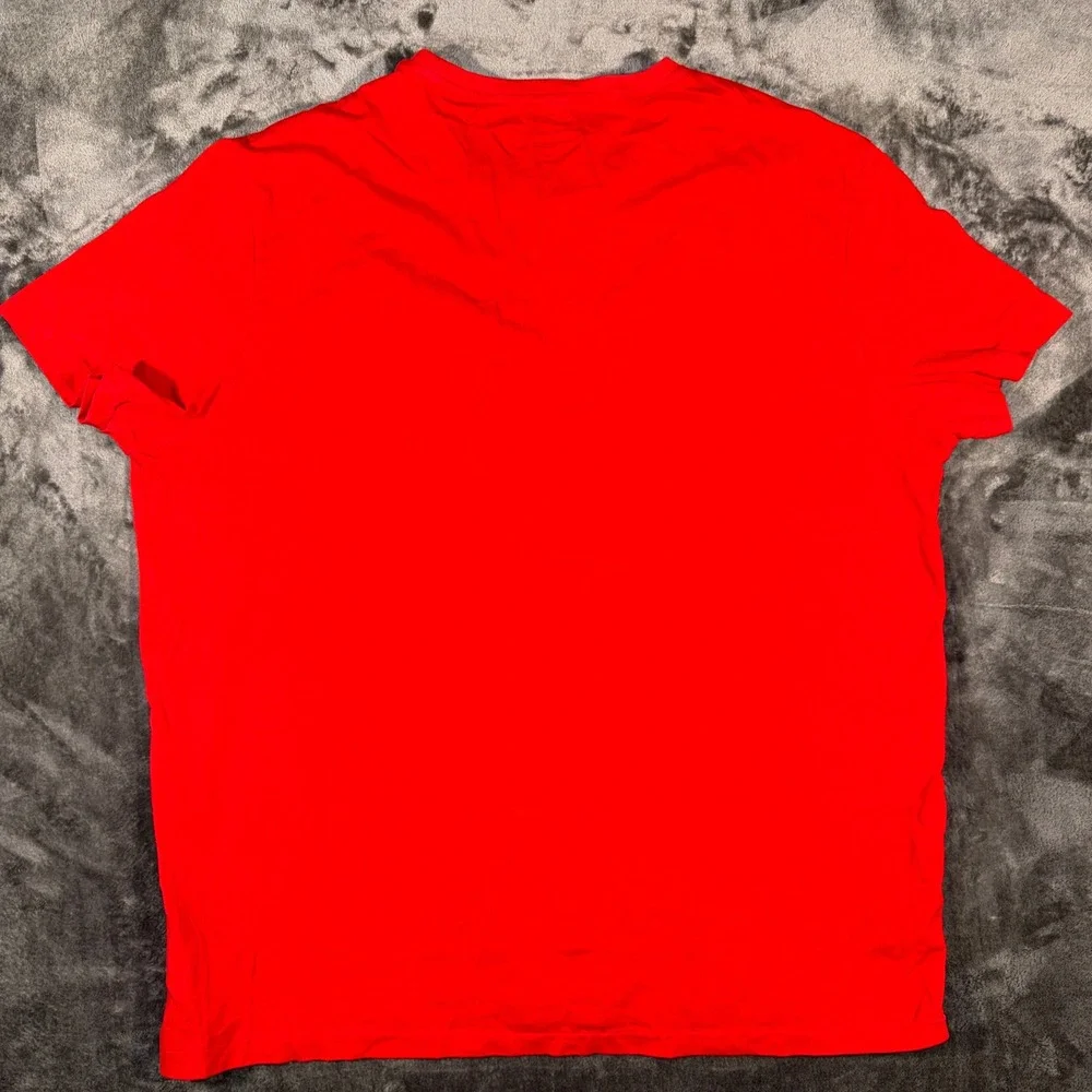Polo Ralph Lauren Mens Red Short Sleeve Pony Logo T-Shirt XXL 100% Cotton
